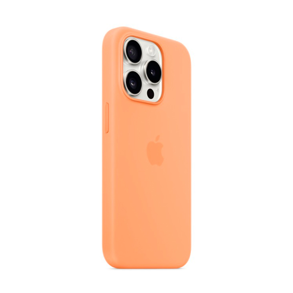 Чехол Apple iPhone 15 Pro Max Silicone Case with MagSafe Orange Sorbet (MT1W3) UA