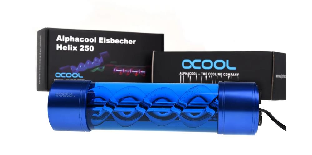 Резервуар до системи рідиного охолодження HELIX BLUE 250MM 15304 ALPHACOOL