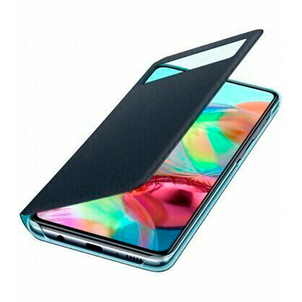 Чехол накладка Samsung G770 Galaxy S10 Lite S View Wallet Cover Black (EF-EG770PBEG)