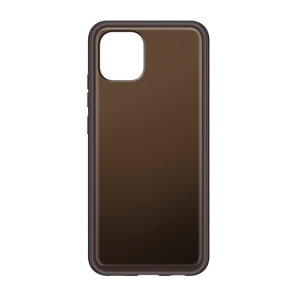 Чехол накладка Samsung A035 Galaxy A03 Soft Clear Cover Black (EF-QA035TBEG)