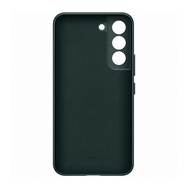 Чехол накладка Samsung S901 Galaxy S22 Leather Cover Forest Green (EF-VS901LGEG)