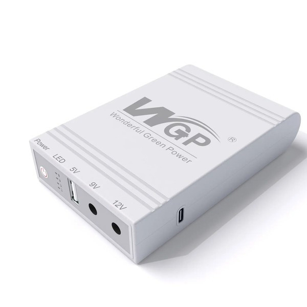 Джерело безперебійного живлення для роутера WGP Mini UPS 103 10400mAh 38Wh White