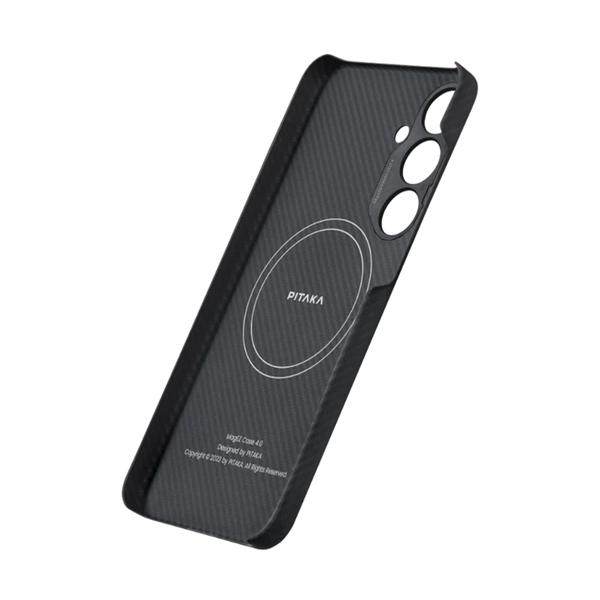 Чехол Pitaka Samsung S24 Case with MagSafe Black/Grey (KS2401)