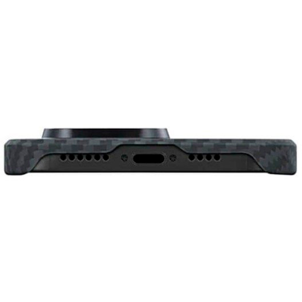 Чохол Pitaka iPhone 14 Pro Case with MagSafe Black/Grey (KI1401PA)