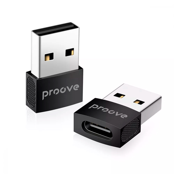 Перехідник Proove Extension USB to Type-C Black