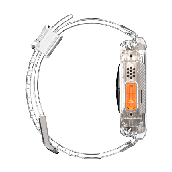 Чехол-ремень Spigen Rugged Armor Pro для Apple Watch 49mm Crystal Clear (ACS05461)