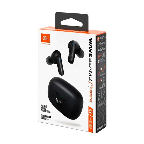 Навушники TWS JBL Wave Beam 2 Black (JBLWBEAM2BLK)