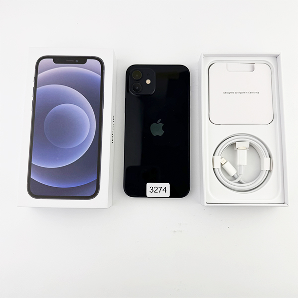Apple iPhone 12 128GB Black Б/У №3274 (Стан 8/10)