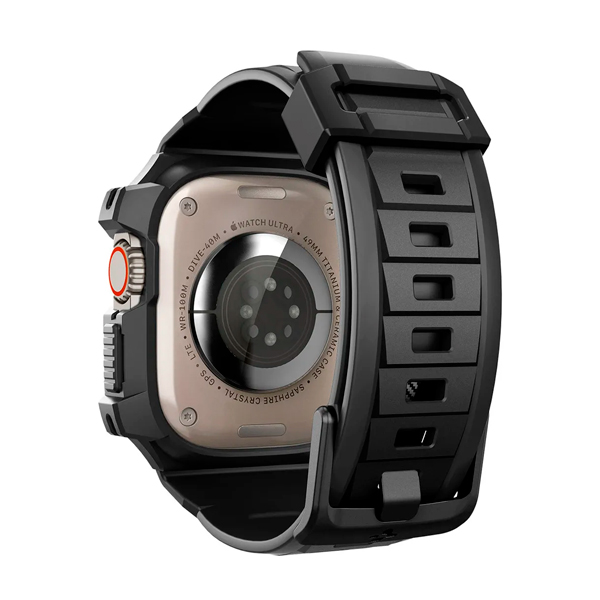 Чохол-ремінець Spigen Rugged Armor Pro для Apple Watch 49mm Black (ACS05460)