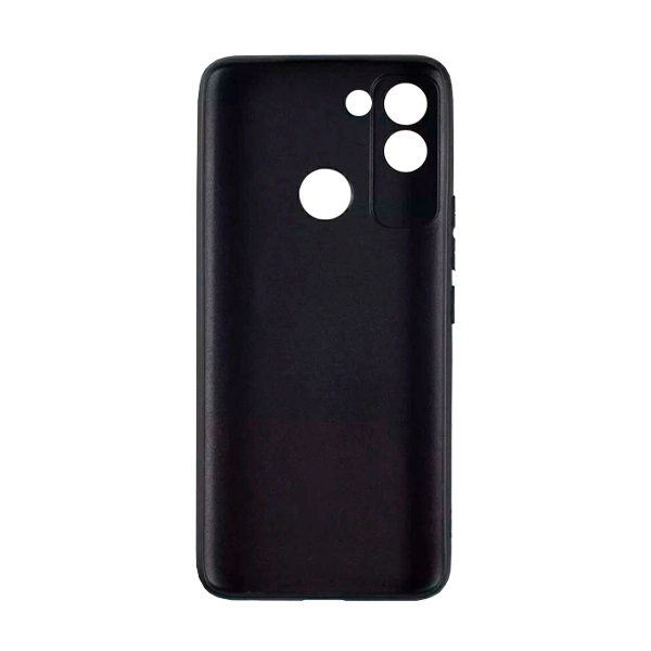 Original Silicon Case Tecno Pop 5 LTE Black with Camera Lens