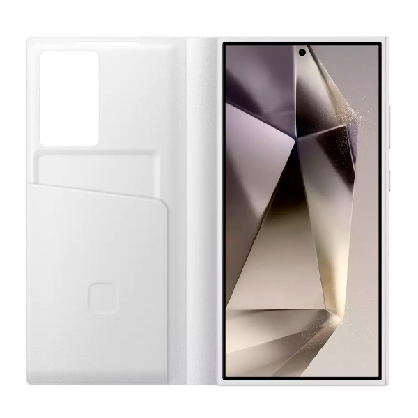 Чохол для Samsung Galaxy S24 Ultra Smart View Wallet Case White (EF-ZS928CWEGWW)