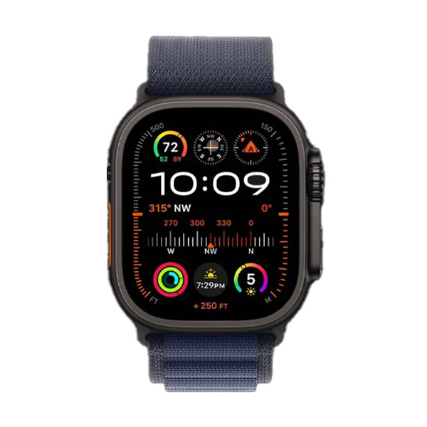 Смарт-годинник Apple Watch Ultra 2 Cellular 49mm Satin Black/Blue Alpine Loop