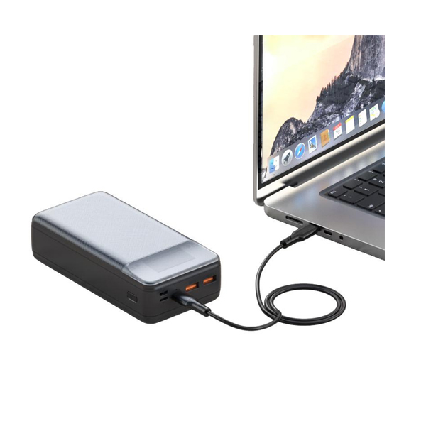 Внешний аккумулятор XO PR201 2USB+Type-C PD&QC3.0 65W 30000mAh Black