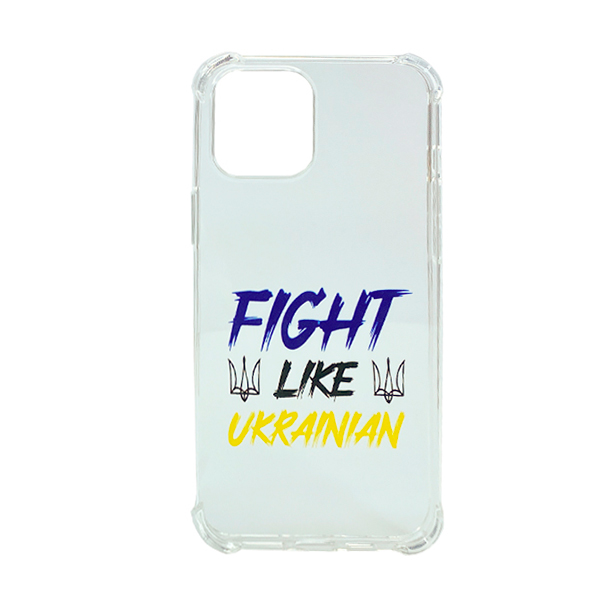 Чехол Wave We are Ukraine Case iPhone 11 Pro Clear Fight Like Ukrainian