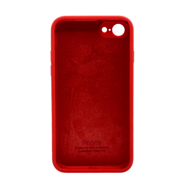 Чохол Soft Touch для Apple iPhone 7/8/SE 2020/SE 2022 Red with Camera Lens Protection