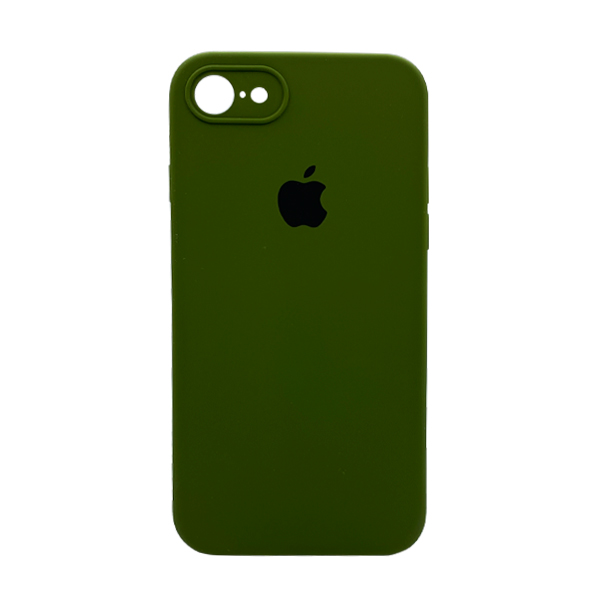 Чехол Soft Touch для Apple iPhone 7/8/SE 2020/SE 2022 Dark Olive with Camera Lens Protection