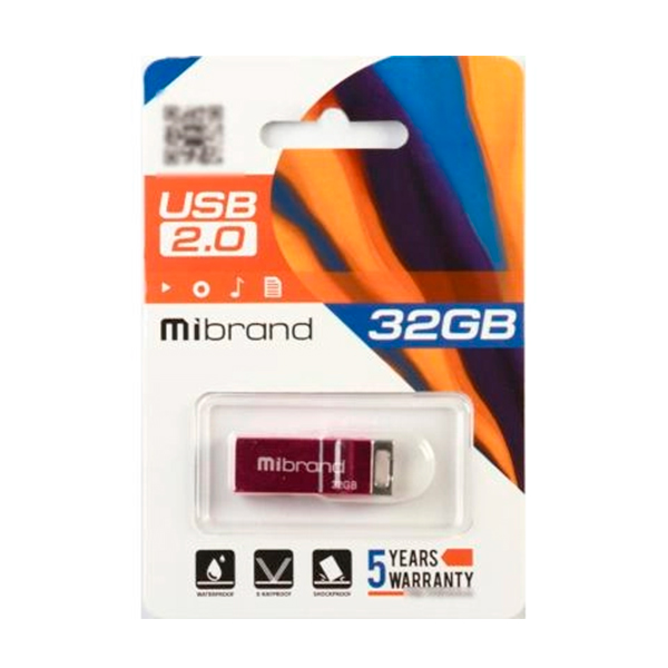 Флешка Mibrand 32GB Сhameleon USB 2.0 Pink (MI2.0/CH32U6P)