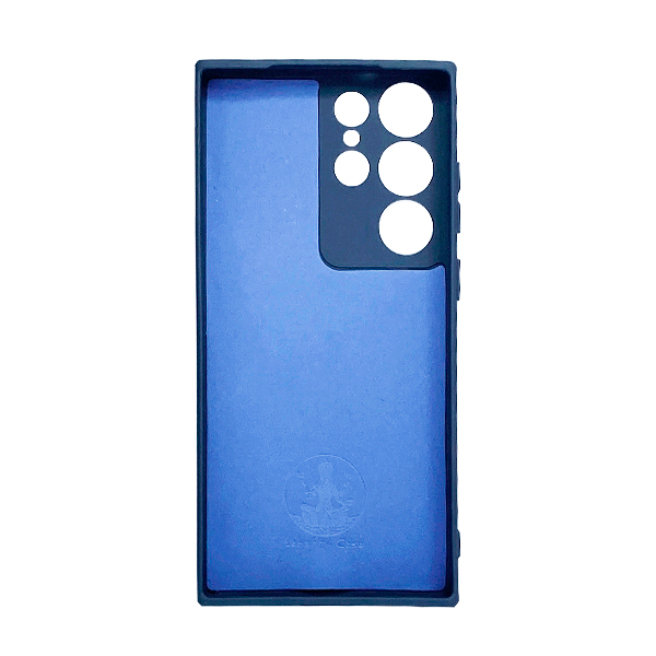 Чехол Original Soft Touch Case for Samsung S23 Ultra/S918 Midnight Blue with Camera Lens