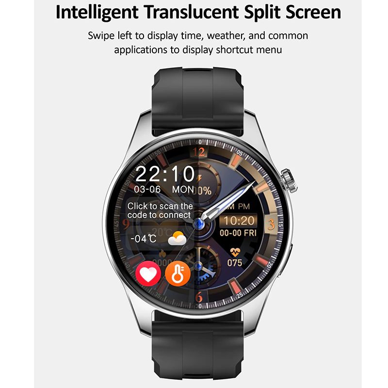 Смарт-годинник Smart Watch HK4 Hero Silver