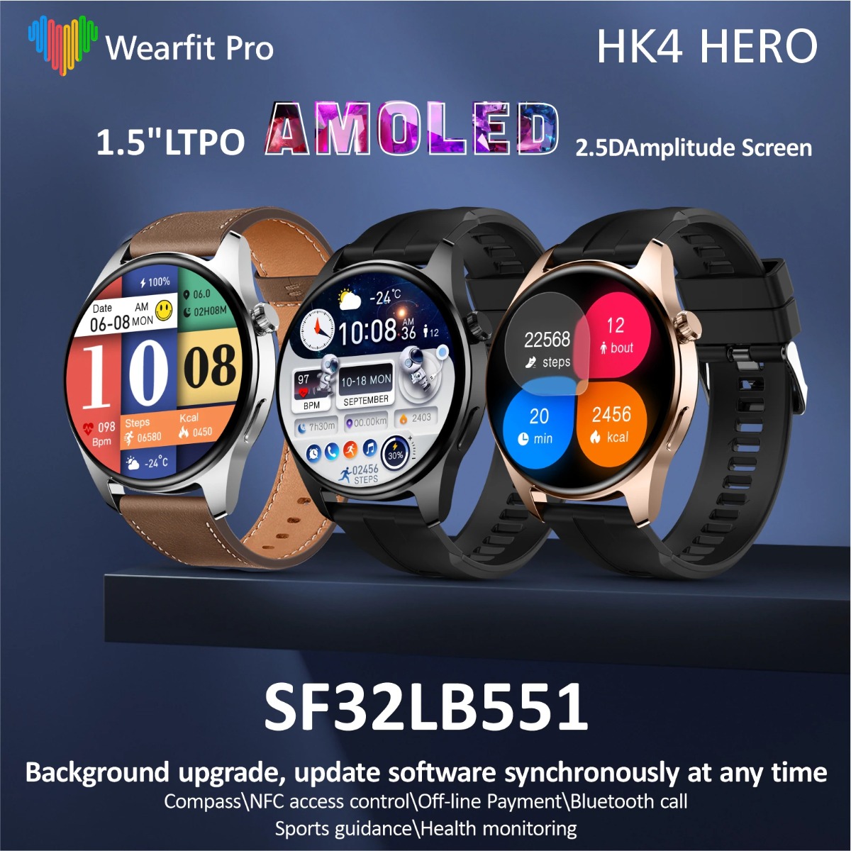 Смарт-годинник Smart Watch HK4 Hero Silver