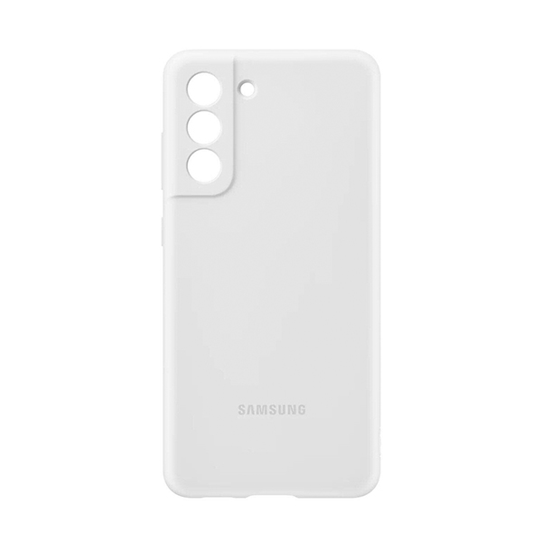 Чохол Samsung G990 Galaxy S21 FE Silicone Cover White (EF-PG990TWEGRU)