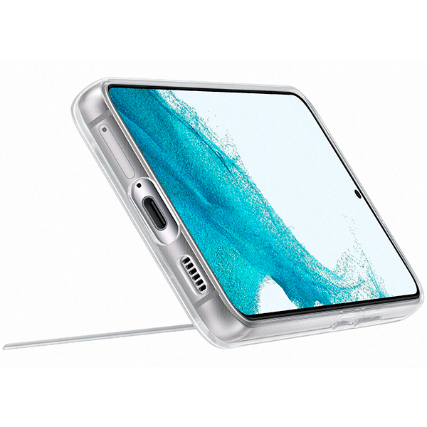 Чехол накладка Samsung S901 Galaxy S22 Clear Standing Cover Transparancy (EF-JS901CTEG)