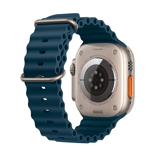 Смарт-годинник Apple Watch Ultra 2 Cellular 49mm Titanium/Blue Alpine Loop (MREP3) M українська версія