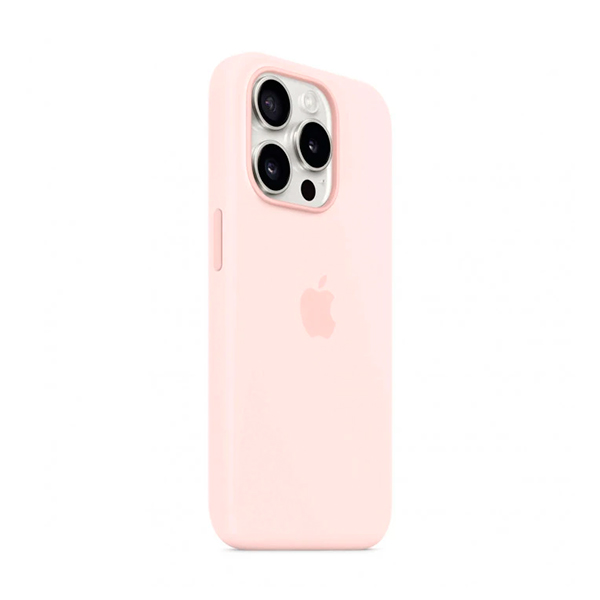 Чехол Apple iPhone 15 Pro Silicone Case with MagSafe Light Pink (MT1F3)