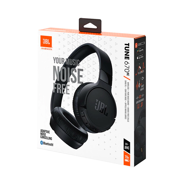 Bluetooth Наушники JBL Tune 670NC (JBLT670NCBLK) Black