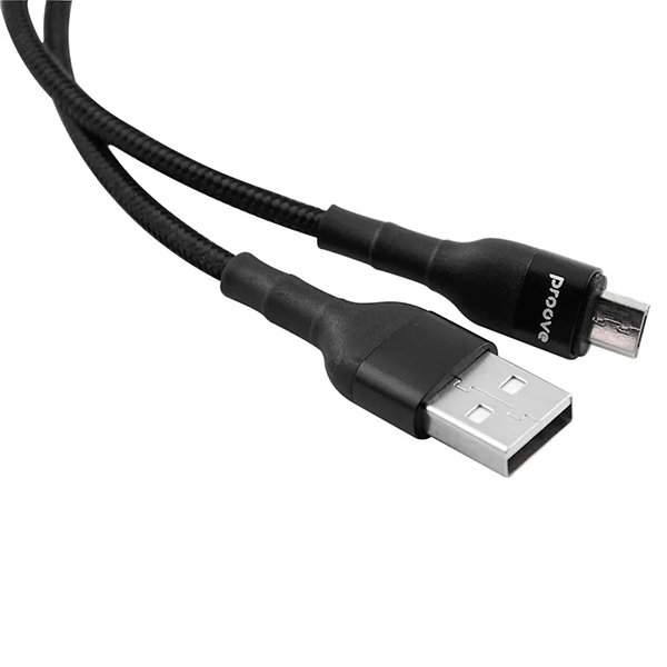 Кабель Proove Weft Micro USB 2.4A 1m Black