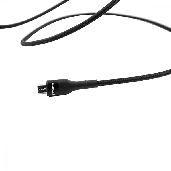 Кабель Proove Weft Micro USB 2.4A 1m Black