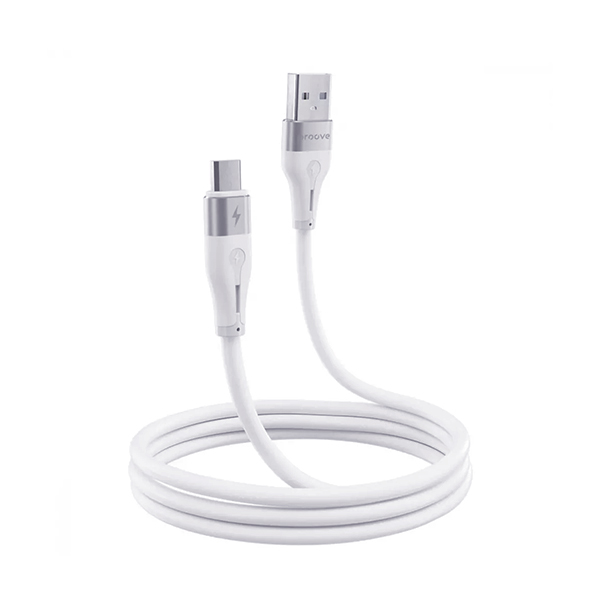 Кабель Proove Soft Silicone Micro USB 2.4A 1m White