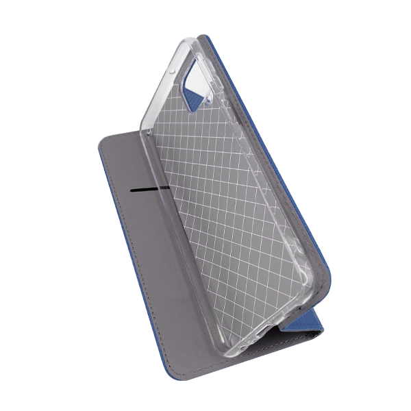 Чохол книжка Kira Slim Shell для Samsung A12-2021/A125/M12-2021 Dark Blue Perforation NEW