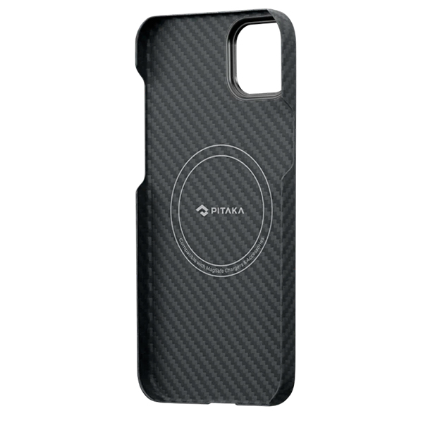 Чехол Pitaka iPhone 14 Plus Case with MagSafe Black/Grey (KI1401M)