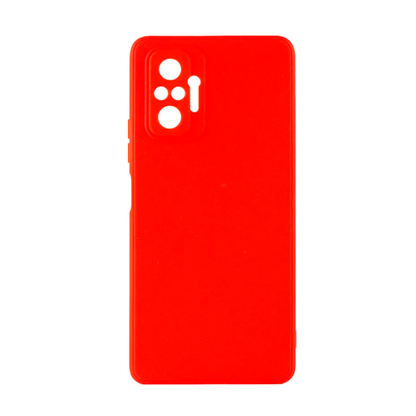 Чехол Original Soft Touch Case for Xiaomi Redmi Note 10 Pro/Note 10 Pro Max Red with Camera Lens