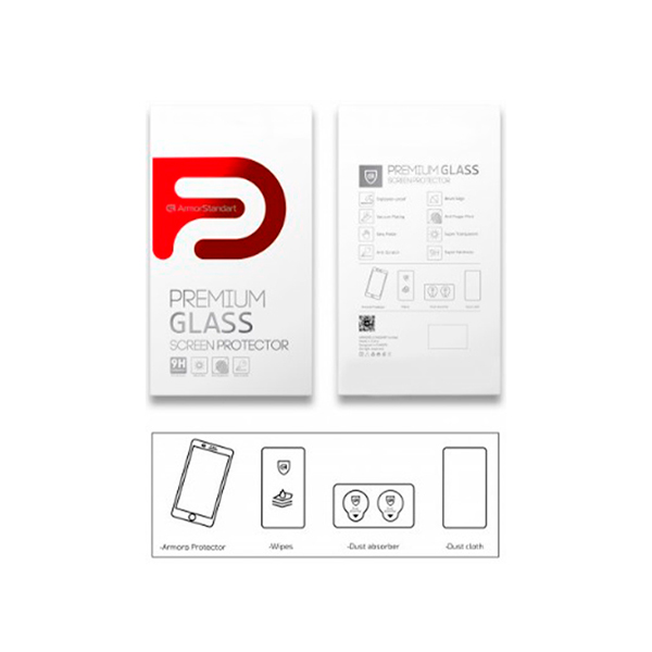 Защитное стекло для Xiaomi Redmi 10c/12с/A3/Poco C40/C55/C61 6D Black Elite Nano Protection