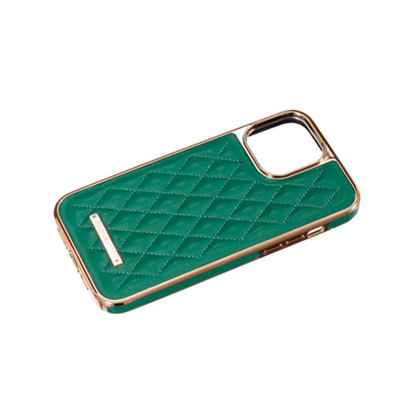 Чехол Puloka Leather Case для iPhone 13/14 Green
