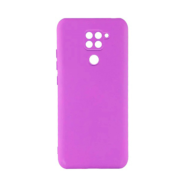Чехол Original Soft Touch Case for Xiaomi Redmi Note 9/Redmi 10x Violet with Camera Lens