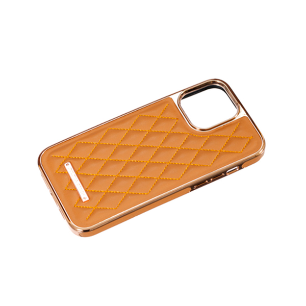 Чехол Puloka Leather Case для iPhone 13/14 Brown