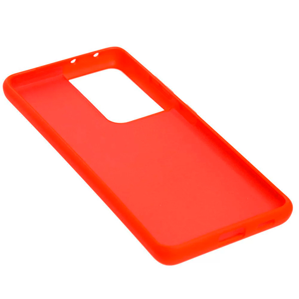 Original Silicon Case Samsung S21 Ultra/G998 Red