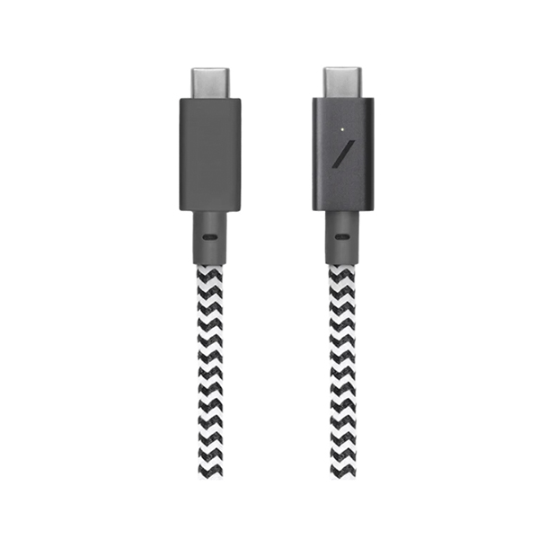 Кабель Native Union Belt Cable Pro USB-C to USB-C 2.4m Zebra (BELT-C-ZEB-Pro-NP)
