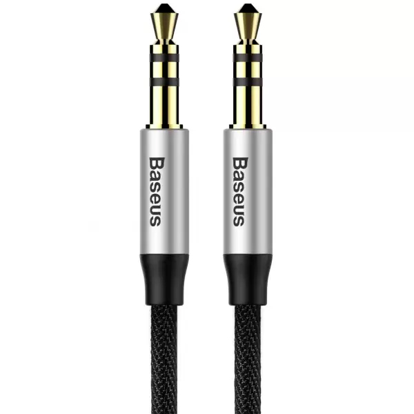 Аудіо кабель 3.5mm - 3.5 mm Baseus AUX 3.5mm Jack M30 Yiven 1m Black (CAM30-BS1)