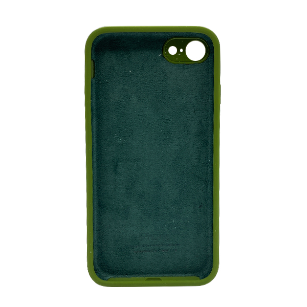 Чехол Soft Touch для Apple iPhone 7/8/SE 2020/SE 2022 Dark Olive with Camera Lens Protection