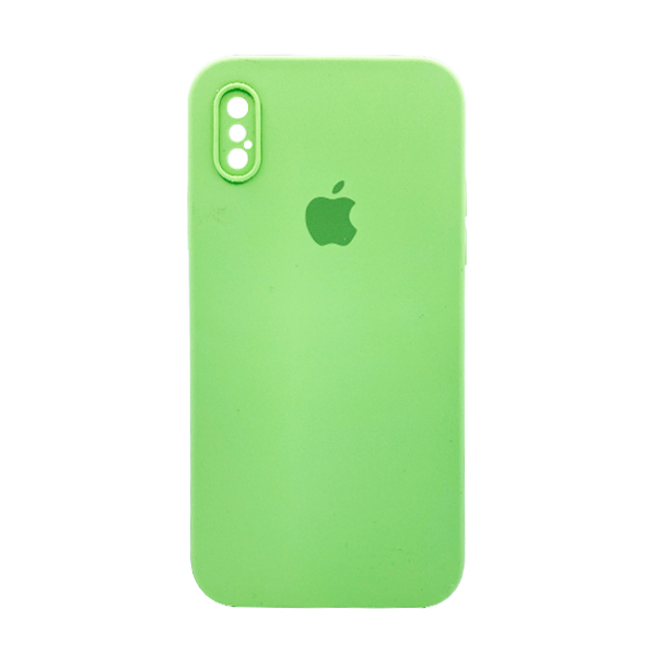 Чохол Soft Touch для Apple iPhone X/XS Mint with Camera Lens Protection Square