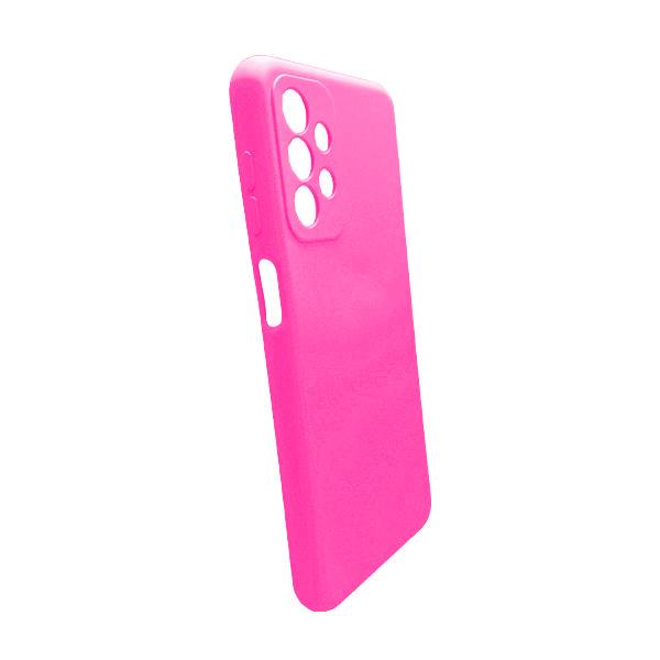 Чехол Original Soft Touch Case for Samsung A53-2022/A536 Hot Pink with Camera Lens