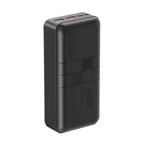 Зовнішній акумулятор XO PR188 QC22.5W+PD20W 20000mAh Black