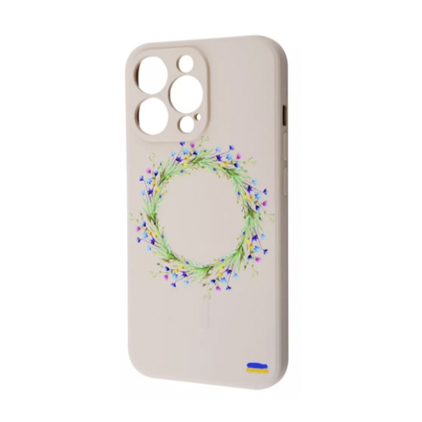 Чохол Wave Ukraine Edition Case для Apple iPhone 13 Pro with MagSafe Flowers