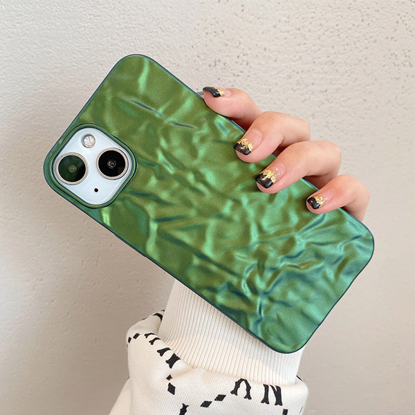 Чехол накладка Frosted Foil Case для iPhone 13/14 Green