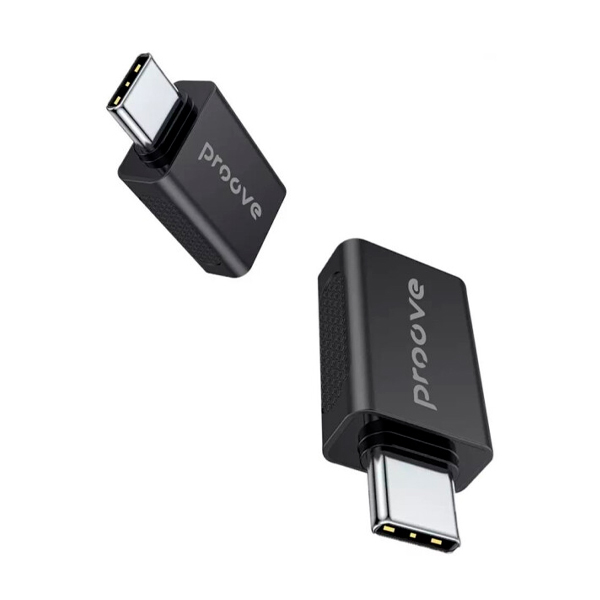 Переходник Proove Extension OTG USB-A to USB Type-C Black (HBEX00101001)