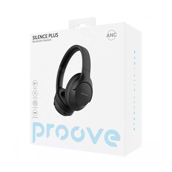 Bluetooth Наушники Proove Silence Plus with ANC Black